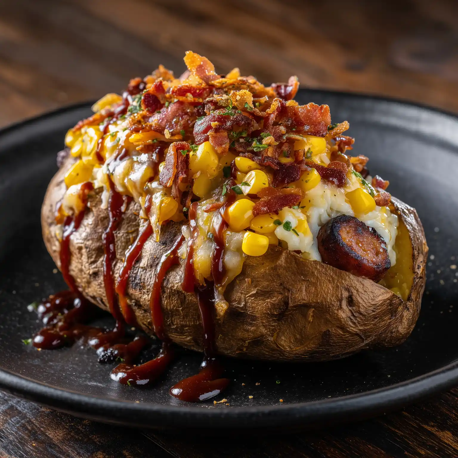 Smokehouse signature potato loaded with toppings